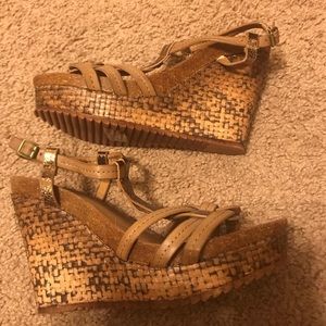 Corkys size 9 but fit small. Worn once or twice